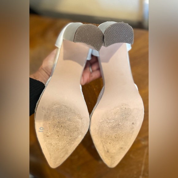 Kate Whitcomb Hailey Ivory Lace Wedding Heels size 7.5 - Picture 10 of 10